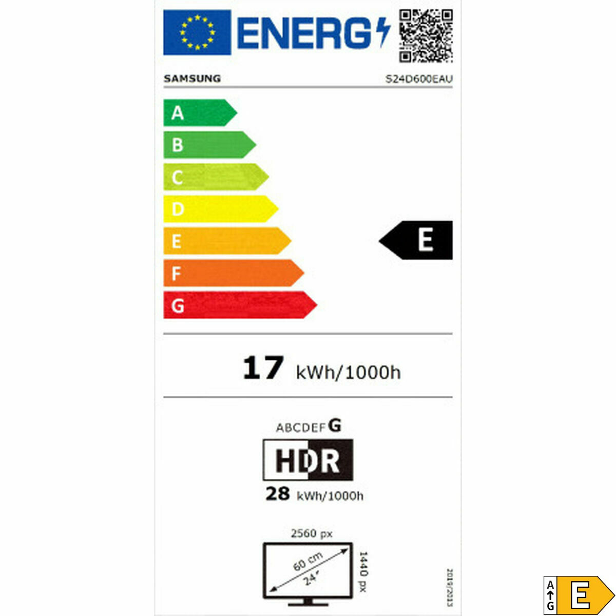 Monitor Samsung LS24D600EAUXEN Quad HD 24″