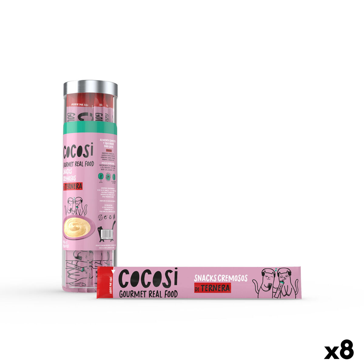 Snacks Cocosi Gourmet Real Food Beef 10 Pieces (8 Units)