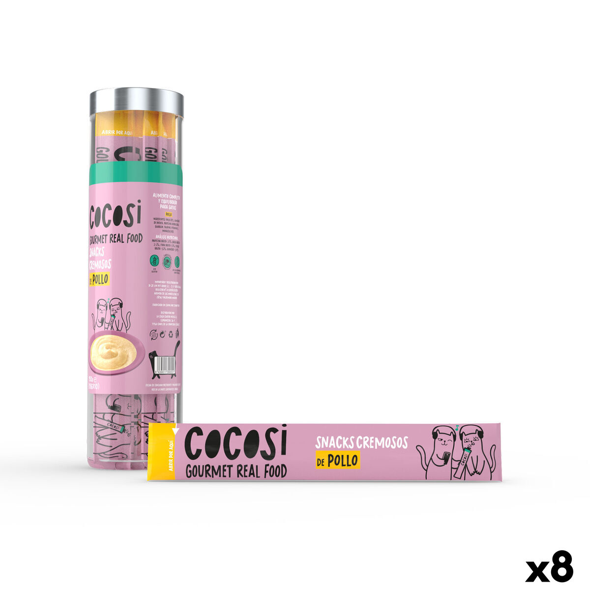 Snacks Cocosi Gourmet Real Food Chicken 10 Pieces (8 Units) Snacks Cocosi Gourmet Real Food Chicken 10 Pieces (8 Units)