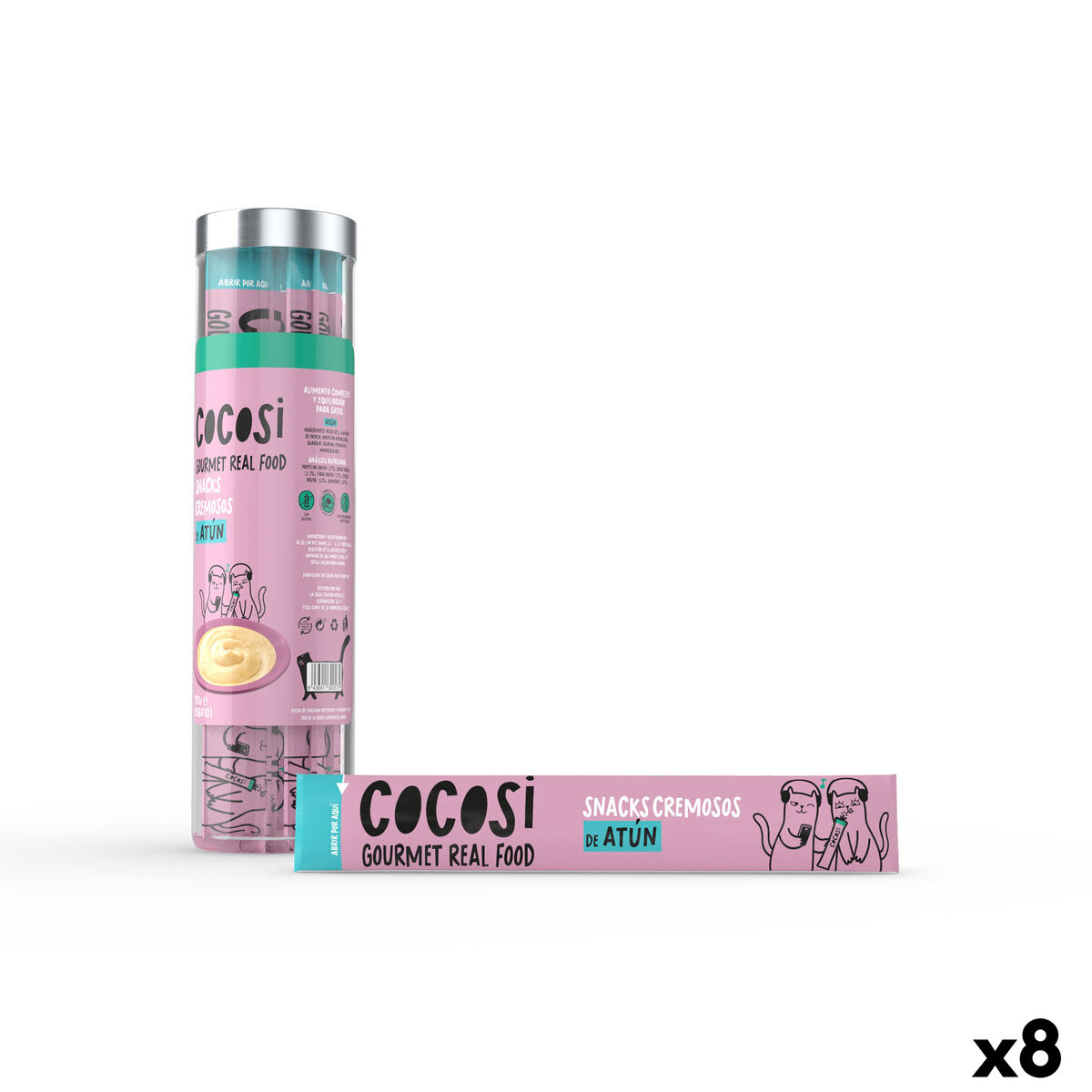 Snacks Cocosi Gourmet Real Food Tuna 10 Pieces (8 Units)