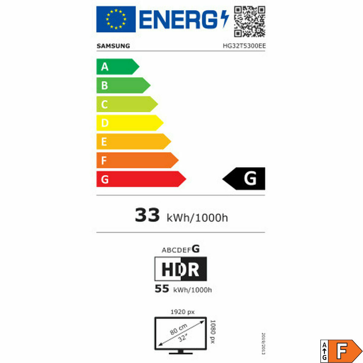 Smart TV Samsung HG32T5300EZXEN Full HD 32″ LED Hotel TV