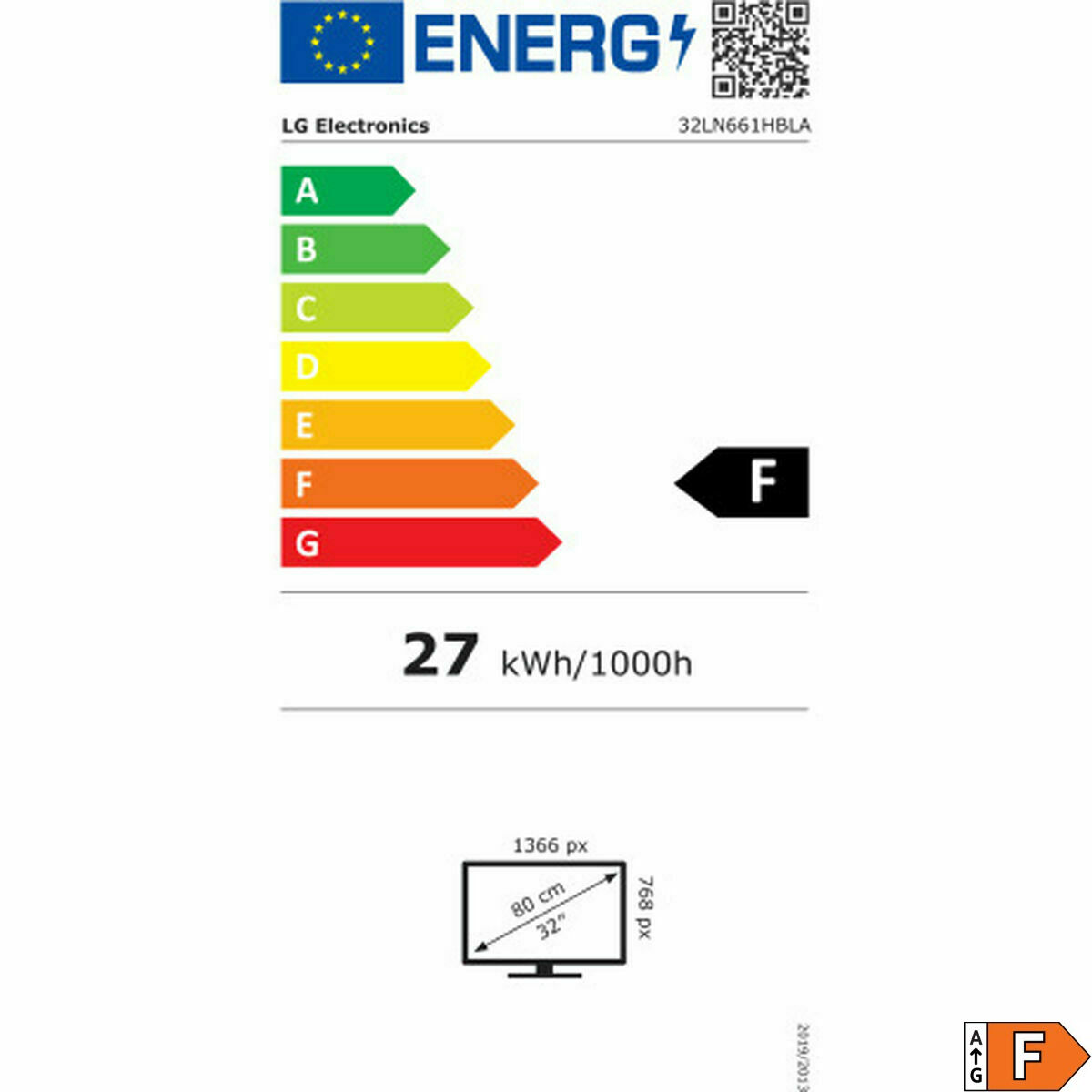 Smart TV LG 32LN661H HD 32″ LCD