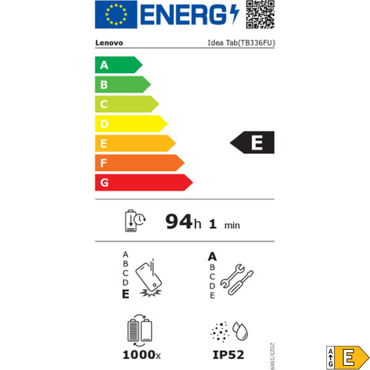 Tablet Lenovo ZAFR0389ES 11″ 8 GB RAM 128 GB Grey