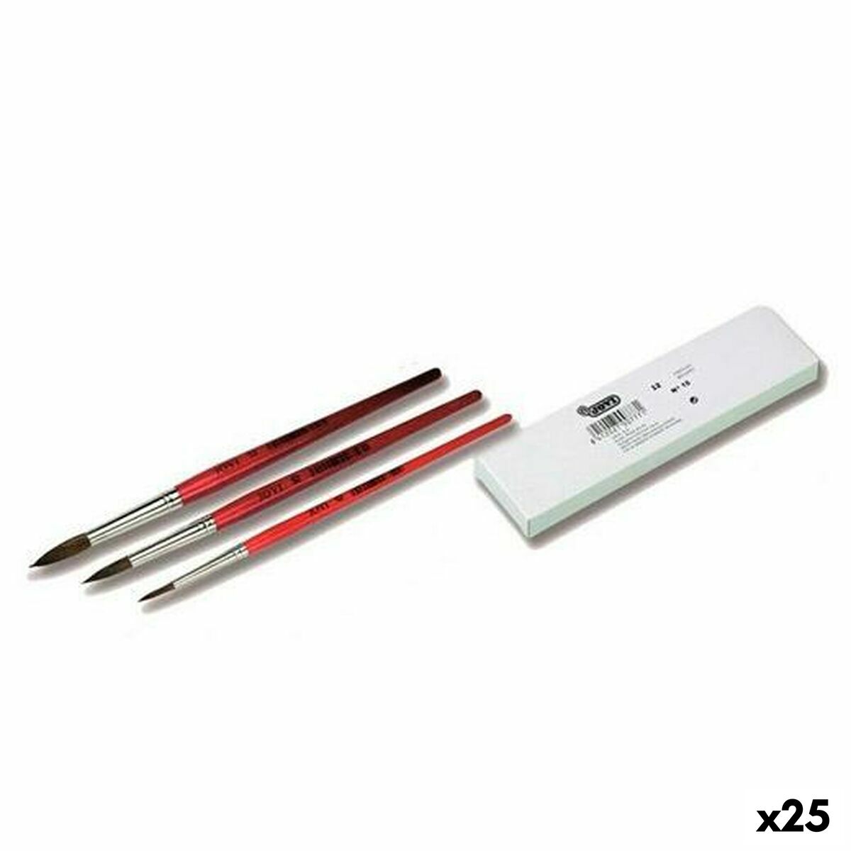 Paintbrushes Jovi PONEY N12 Brown 20,3 cm 10,3 mm 12 Pieces (25 Units)