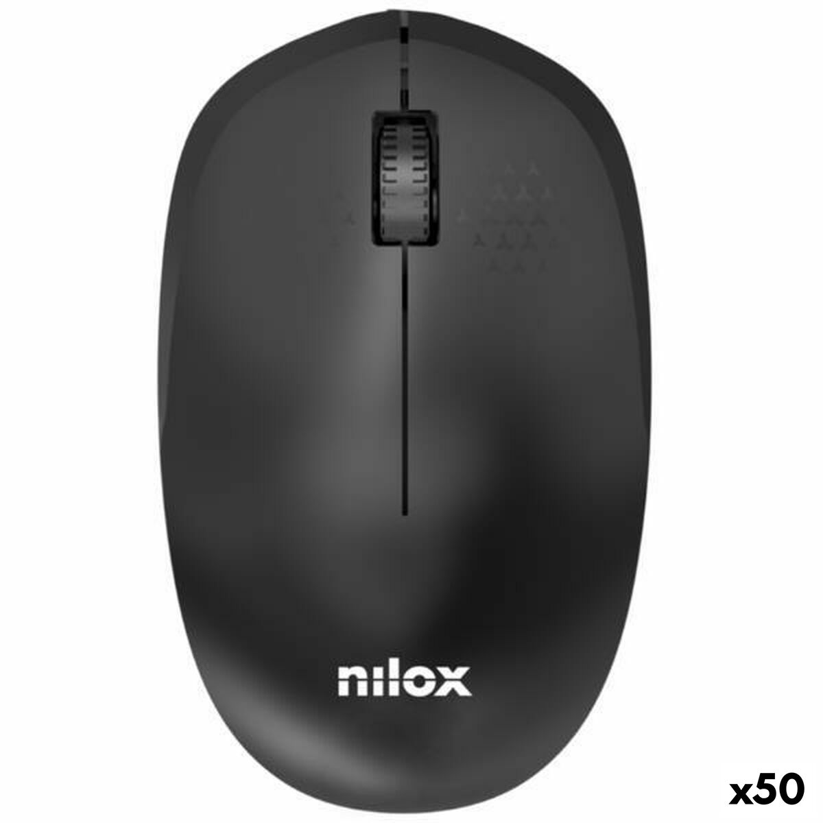 Wireless Mouse Nilox Black 1000 dpi (50 Units) Wireless Mouse Nilox Black 1000 dpi (50 Units)