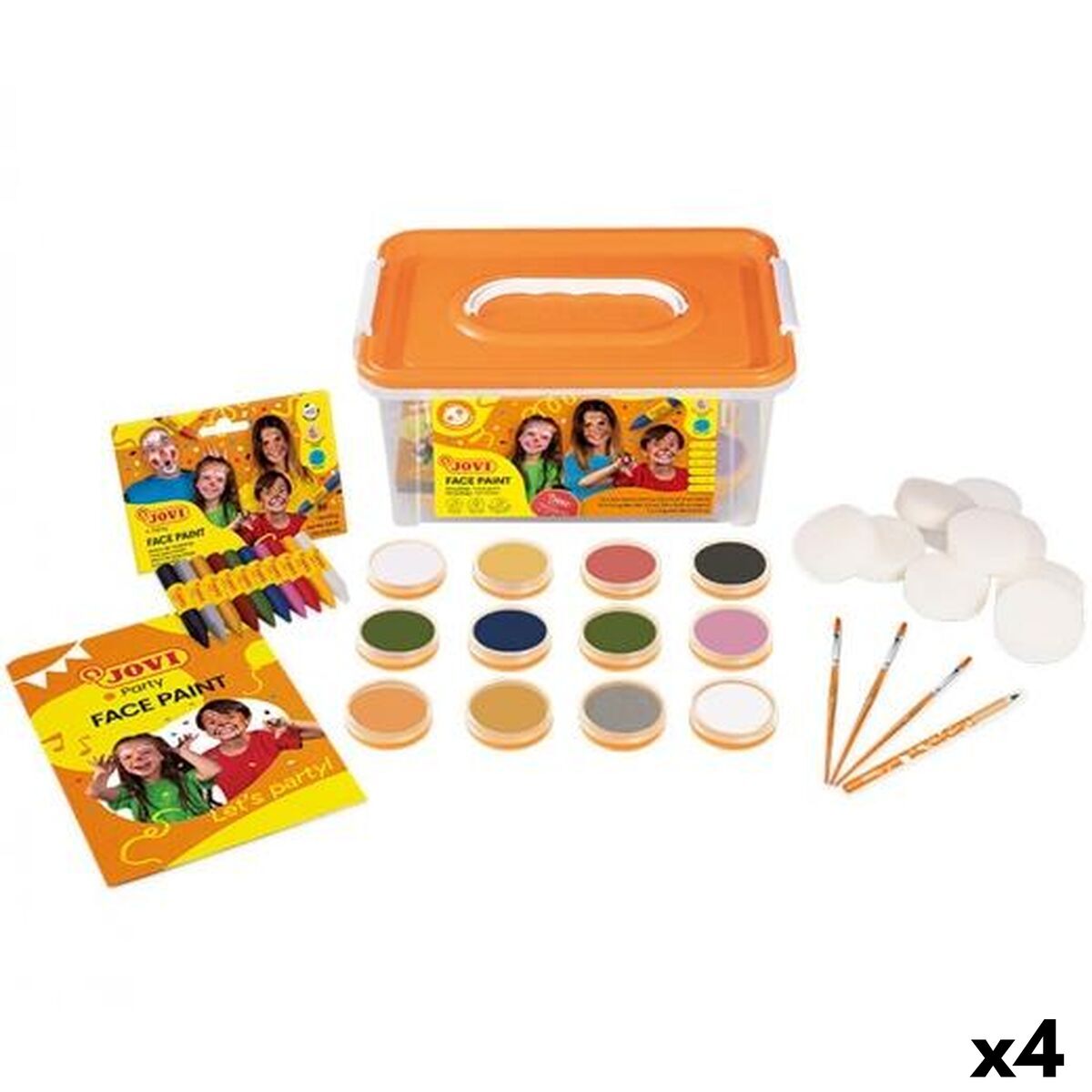 Children’s Make-up Set Jovi Multicolour (4 Units) Children’s Make-up Set Jovi Multicolour (4 Units)