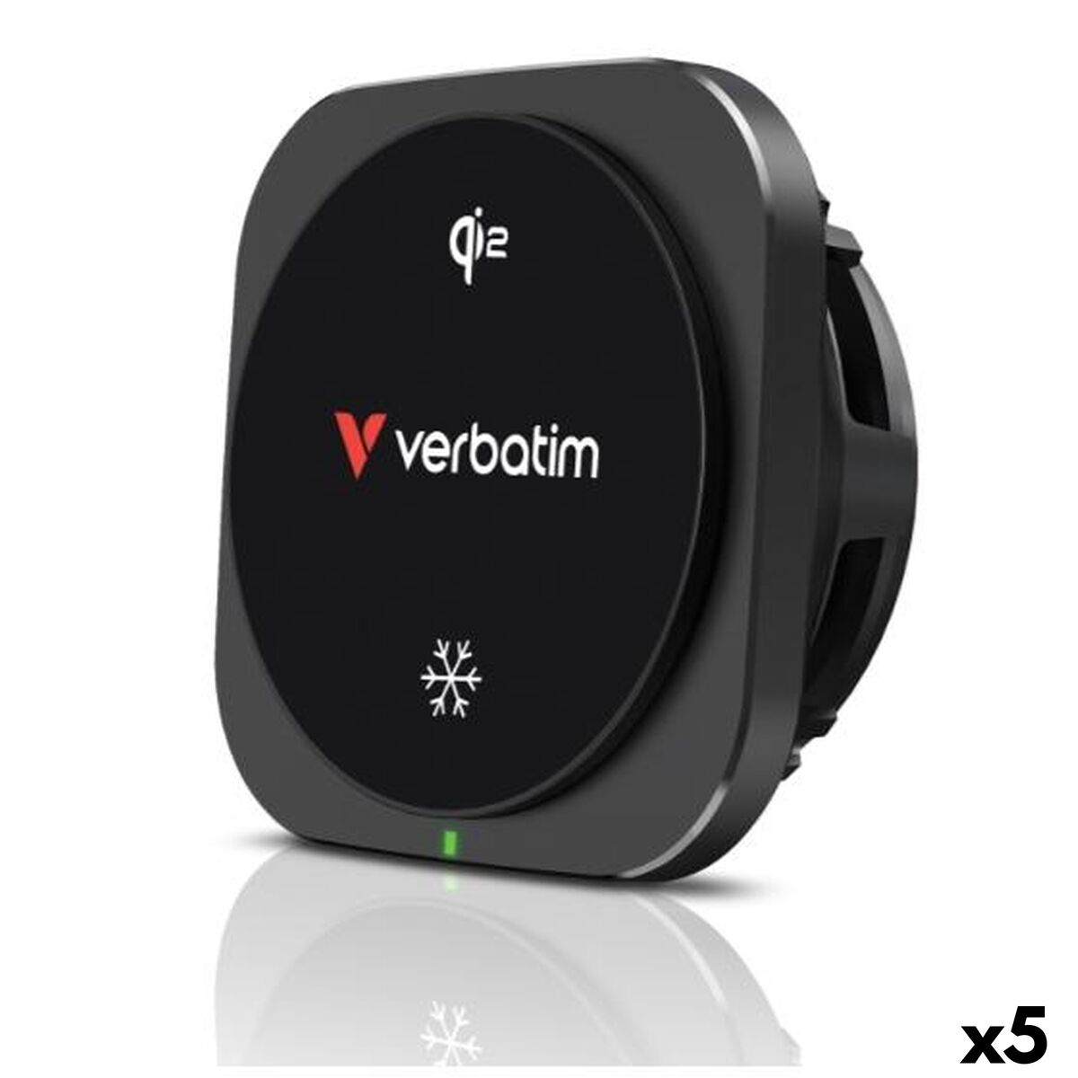 Car Charger Verbatim QI2 Black 15 W (5 Units)