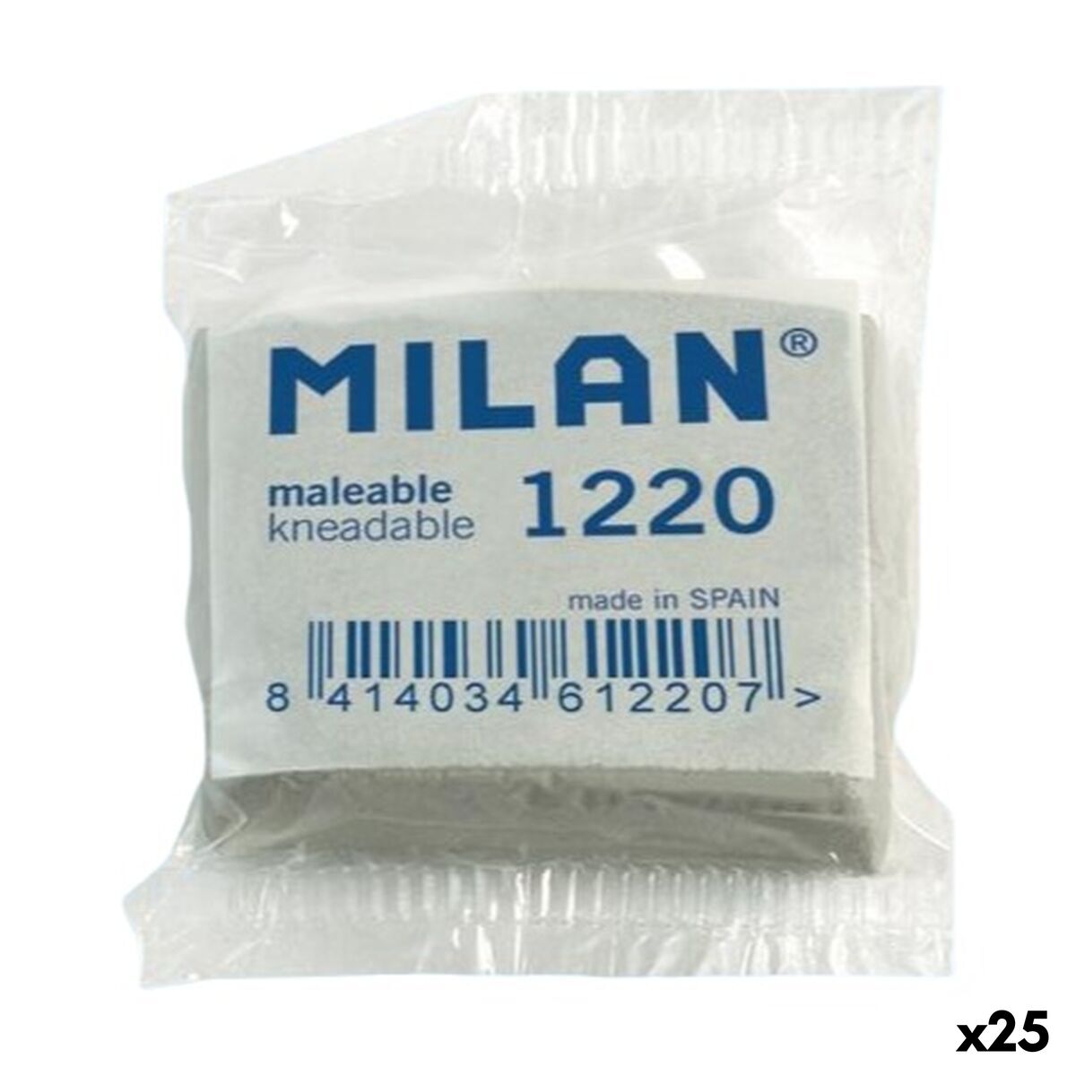Eraser Milan 1220 Grey (25 Units) Eraser Milan 1220 Grey (25 Units)