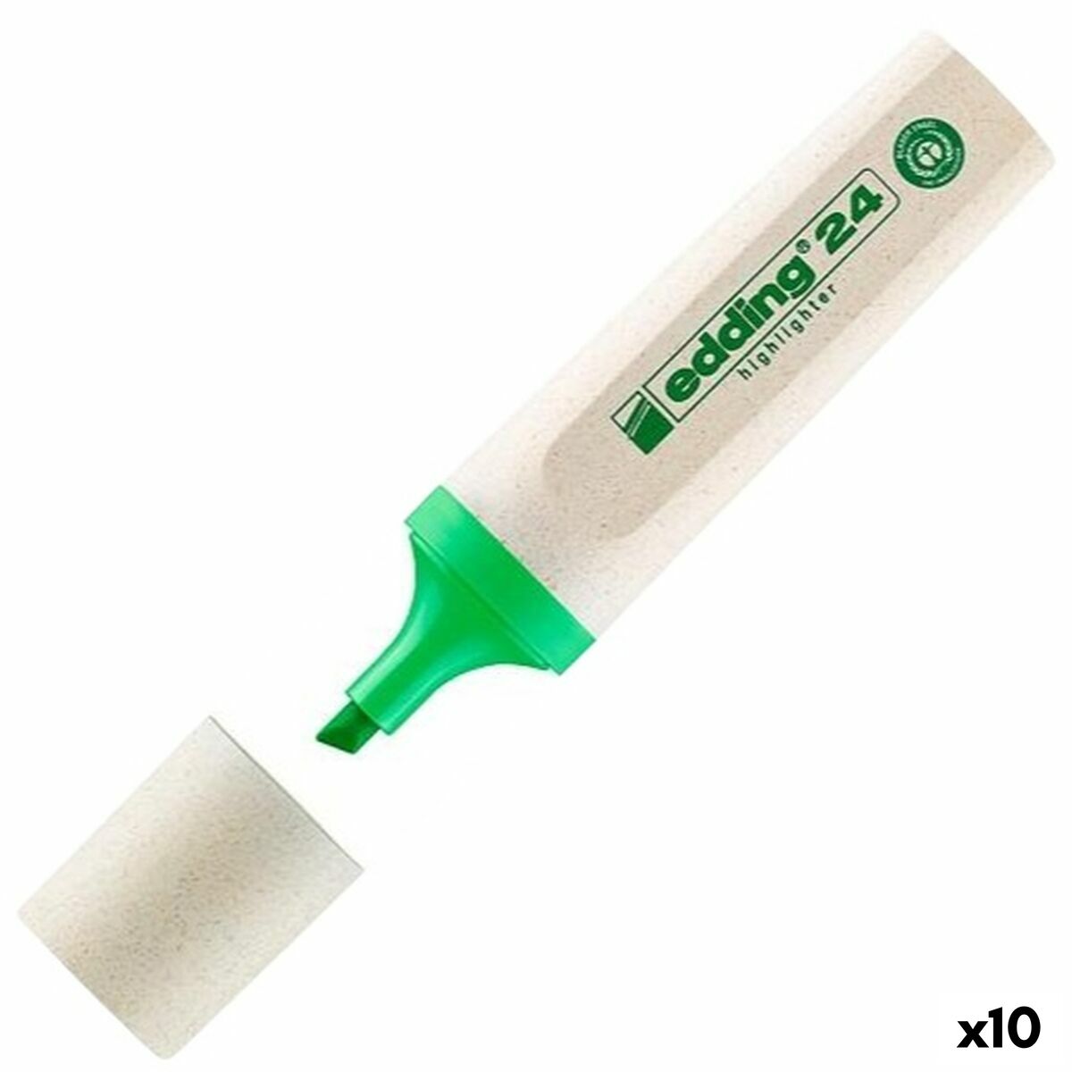 Fluorescent Marker Edding EcoLine 24 Light Green (10 Units) Fluorescent Marker Edding EcoLine 24 Light Green (10 Units)