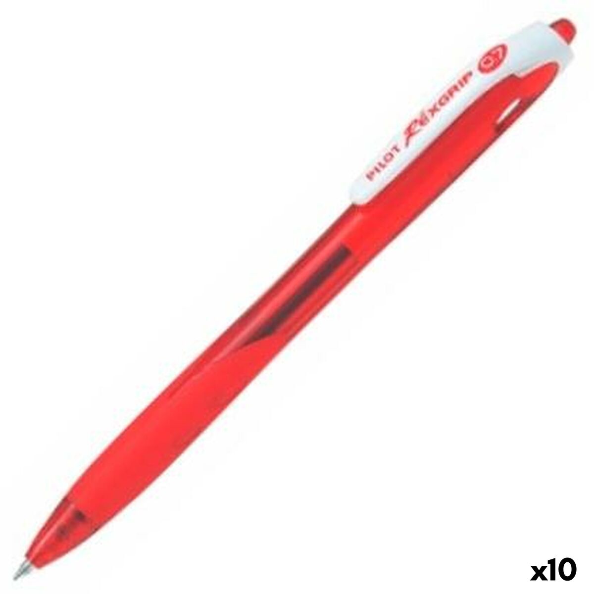 Pen Pilot REXGRIP BEGREEN Red 1 mm (10 Units) Pen Pilot REXGRIP BEGREEN Red 1 mm (10 Units)