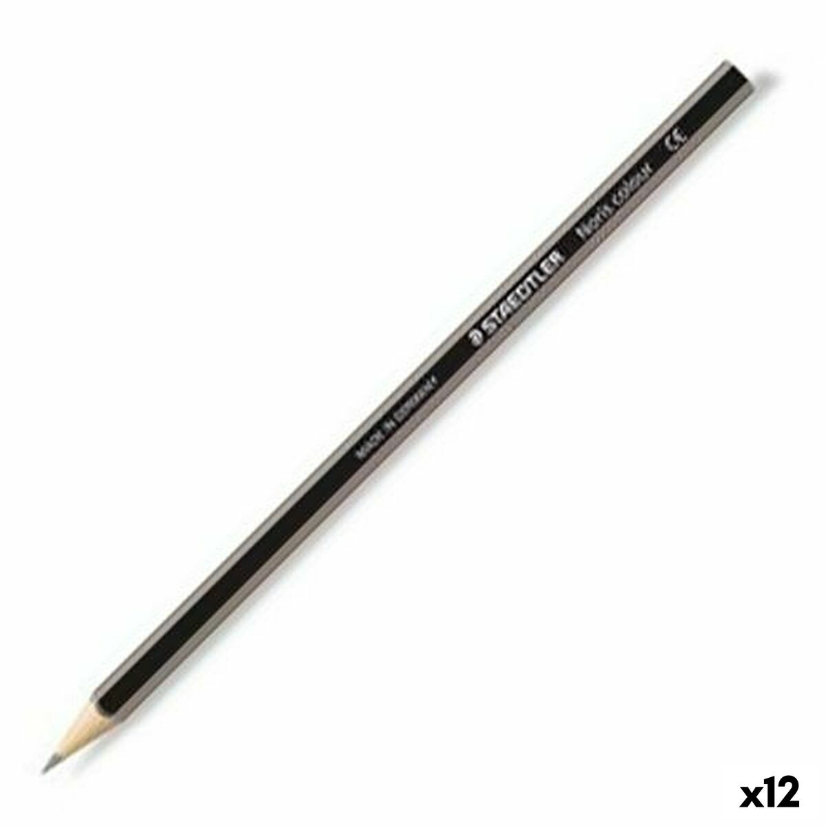 Colouring pencils Staedtler Noris Colour WOPEX Grey (12 Units) Colouring pencils Staedtler Noris Colour WOPEX Grey (12 Units)