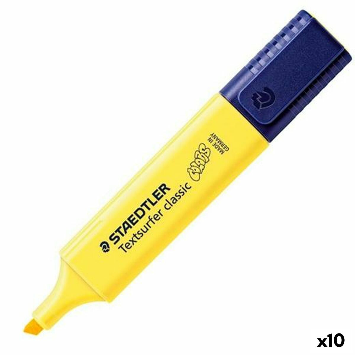 Fluorescent Marker Staedtler Textsurfer Classic Pastel Yellow (10 Units) Fluorescent Marker Staedtler Textsurfer Classic Pastel Yellow (10 Units)