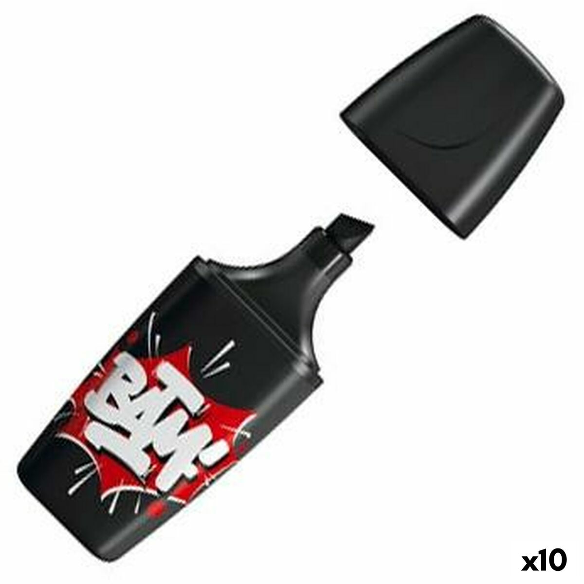 Highlighter Stabilo BOSS MINI BAM Black 10 Pieces Highlighter Stabilo BOSS MINI BAM Black 10 Pieces