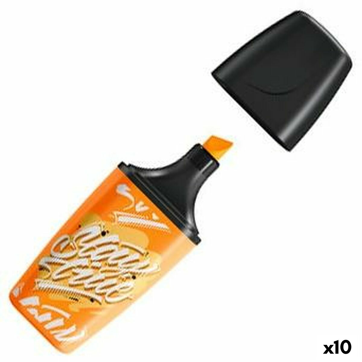 Highlighter Stabilo BOSS MINI STAY TRUE Orange 10 Pieces Highlighter Stabilo BOSS MINI STAY TRUE Orange 10 Pieces