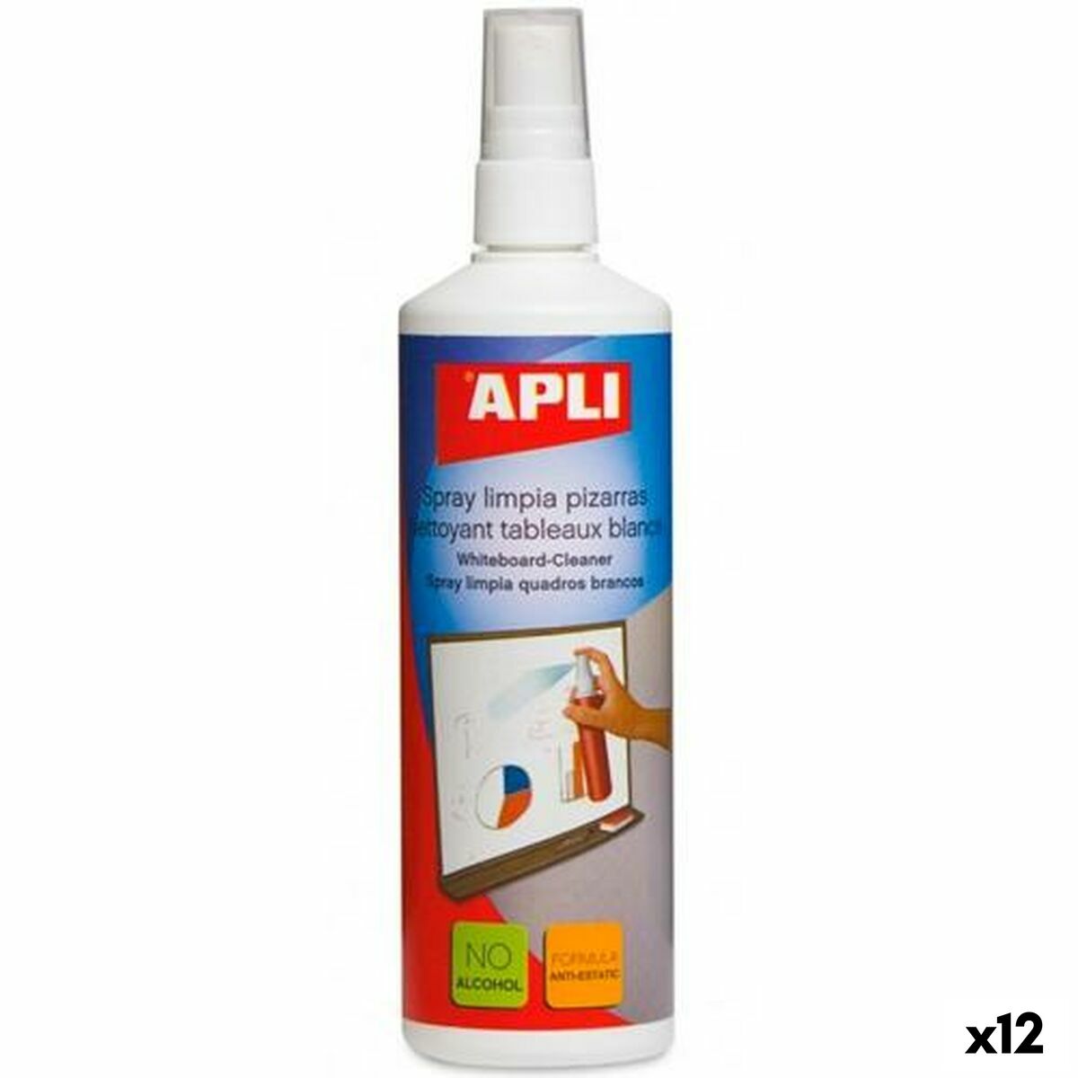 Cleaner Apli Whiteboard (12 Units) Cleaner Apli Whiteboard (12 Units)
