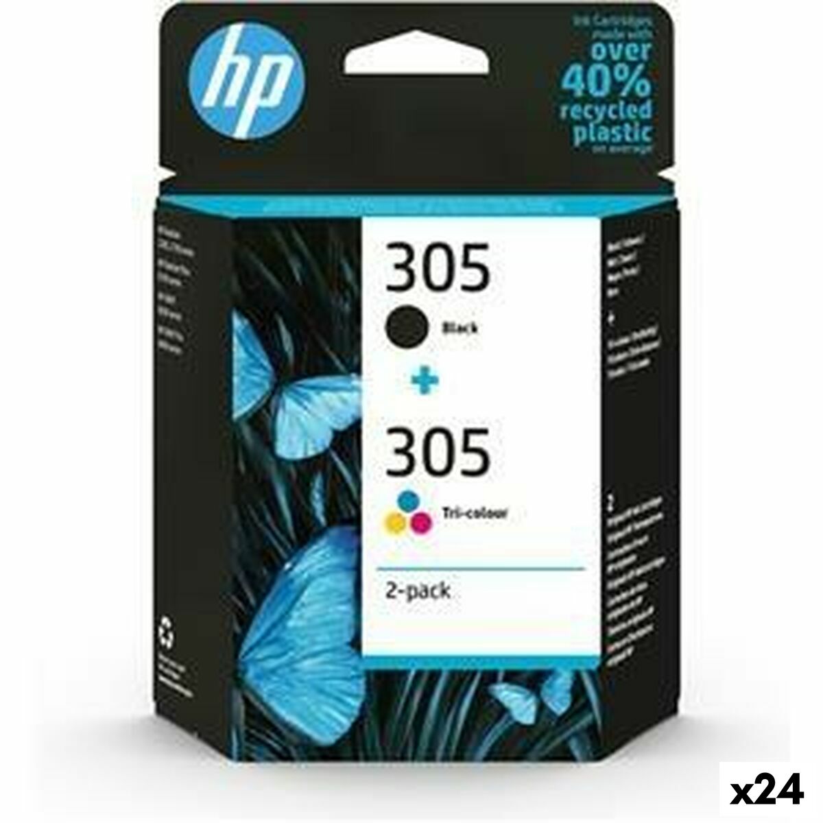 Original Ink Cartridge HP 305 Yellow (24 Units) Original Ink Cartridge HP 305 Yellow (24 Units)