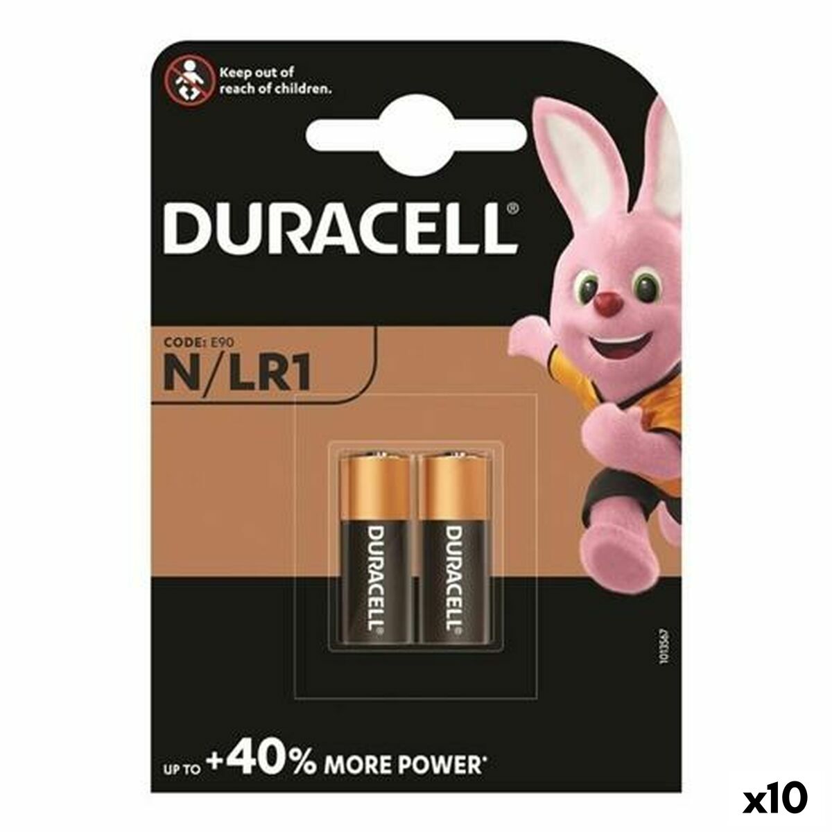 Alkaline Batteries DURACELL LR1 2 Pieces (10 Units) Alkaline Batteries DURACELL LR1 2 Pieces (10 Units)