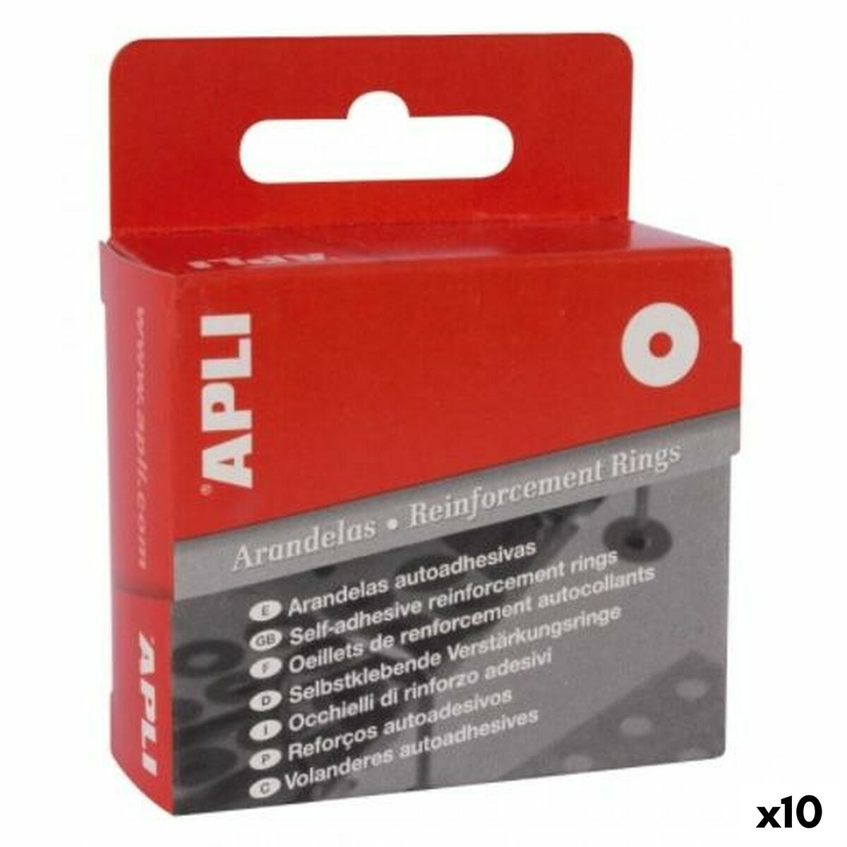 Washers Apli Transparent 13 mm 240 Pieces (10 Units) Washers Apli Transparent 13 mm 240 Pieces (10 Units)