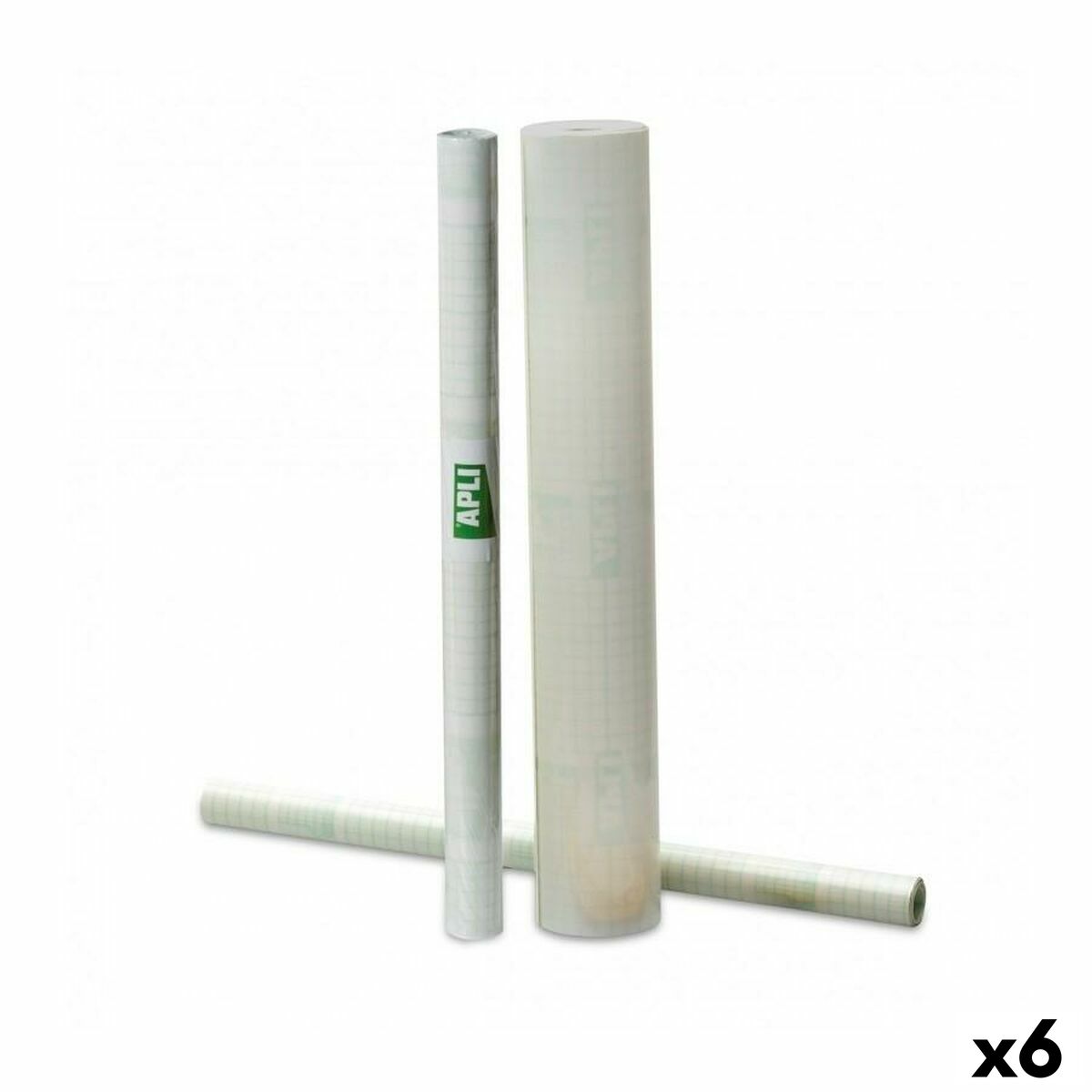 Adhesive Book Cover Apli Transparent 0,5 x 20 m (6 Units) Adhesive Book Cover Apli Transparent 0,5 x 20 m (6 Units)
