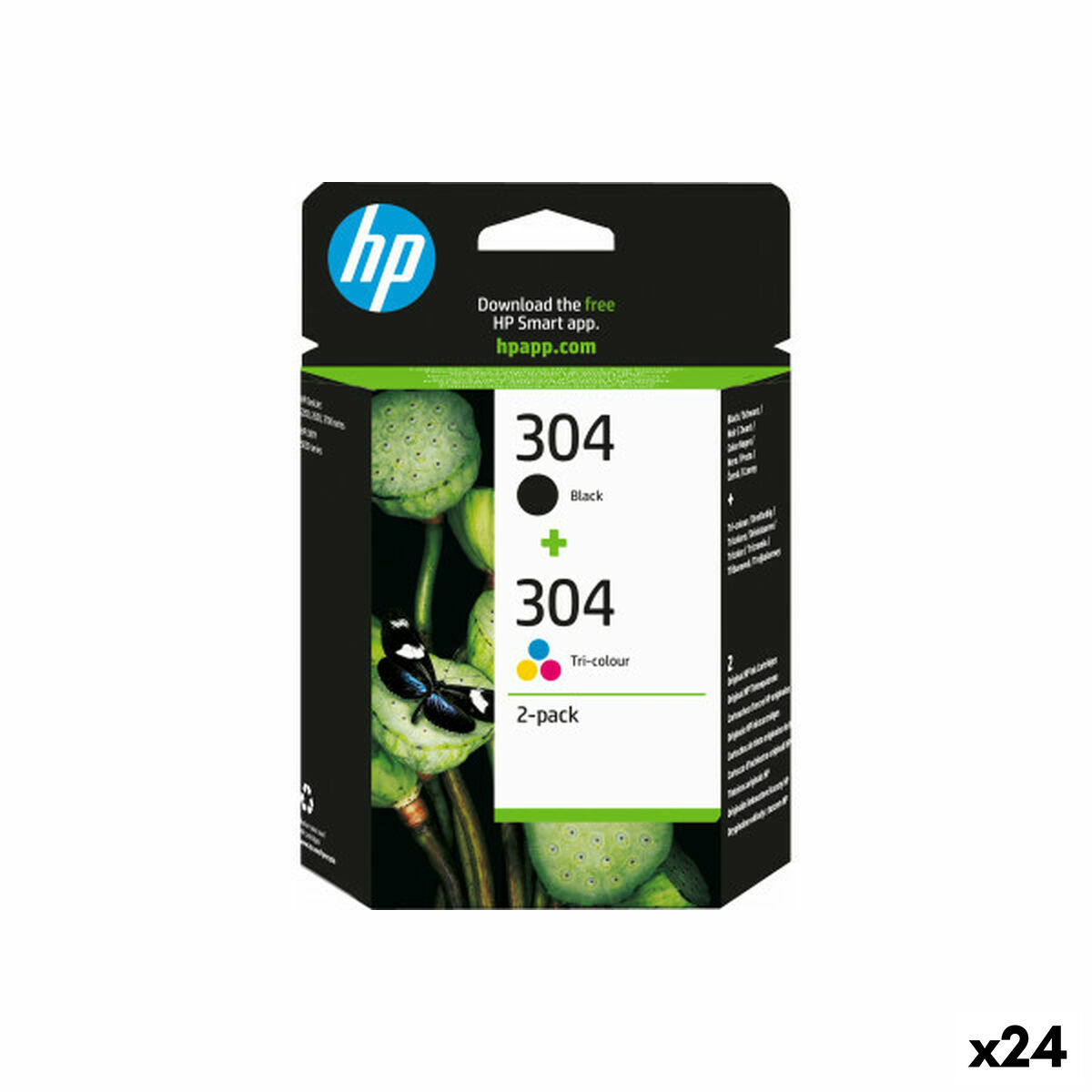 Original Ink Cartridge HP N304 Yellow (24 Units) Original Ink Cartridge HP N304 Yellow (24 Units)