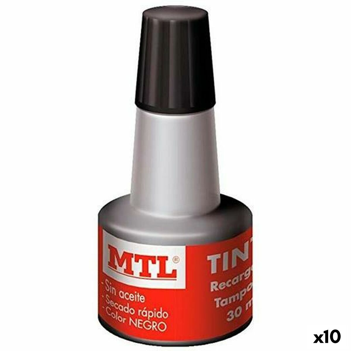 Refill ink MTL Black 30 ml (10 Units) Refill ink MTL Black 30 ml (10 Units)
