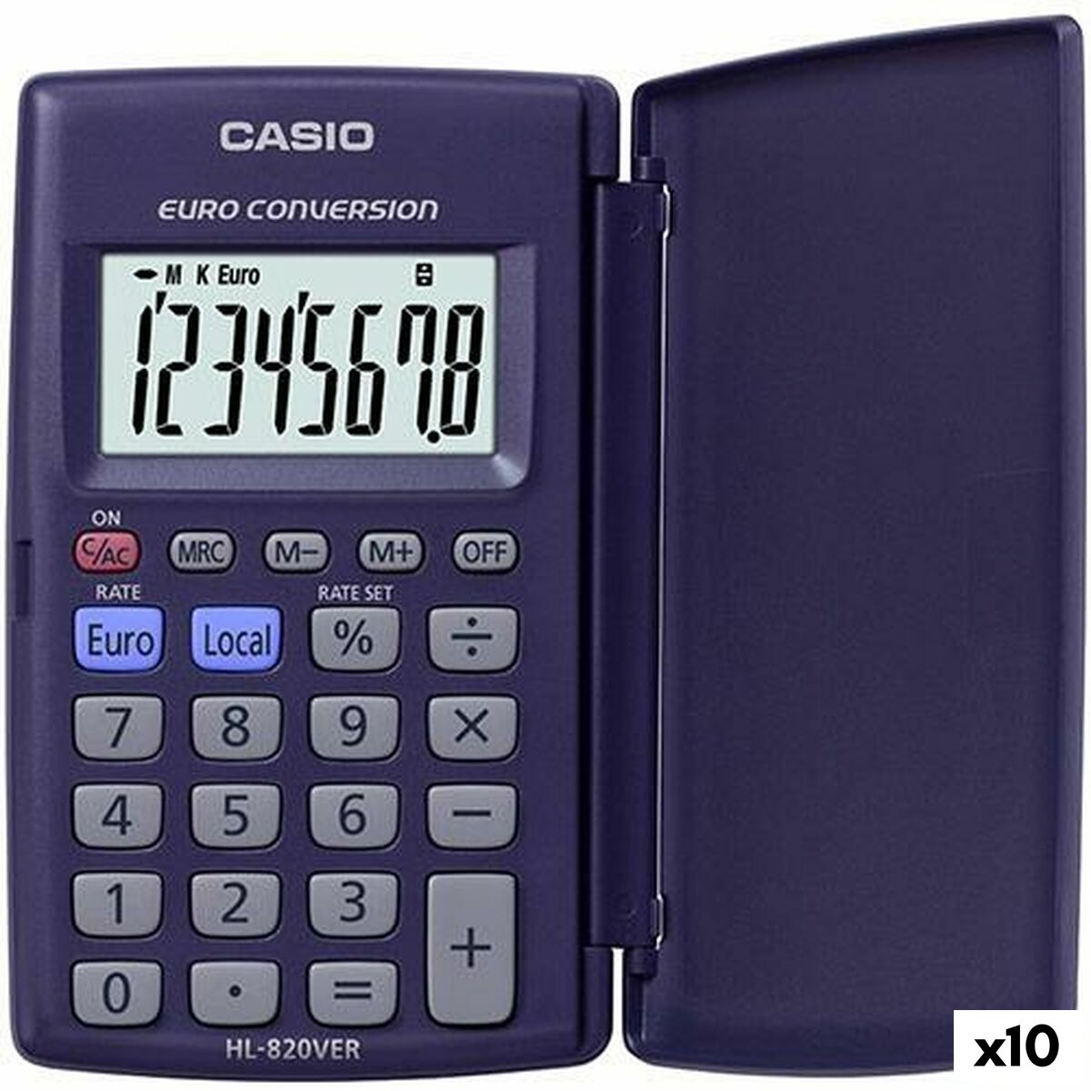 Calculator Casio HL-820VER Violet (10 Units) Calculator Casio HL-820VER Violet (10 Units)
