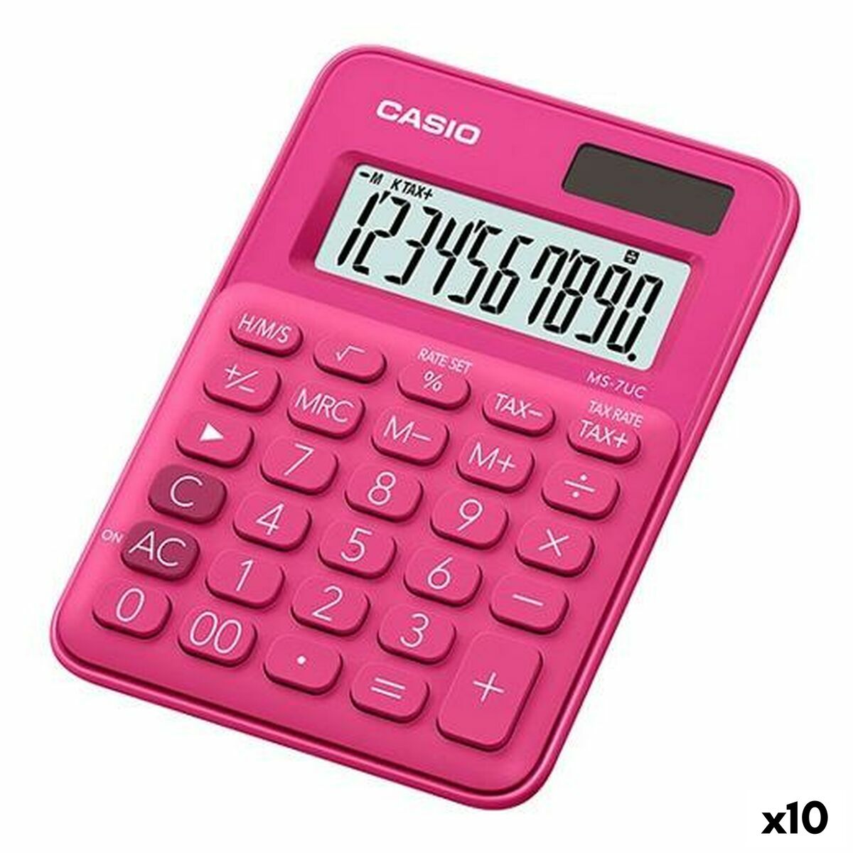Calculator Casio Red (10 Units) Calculator Casio Red (10 Units)