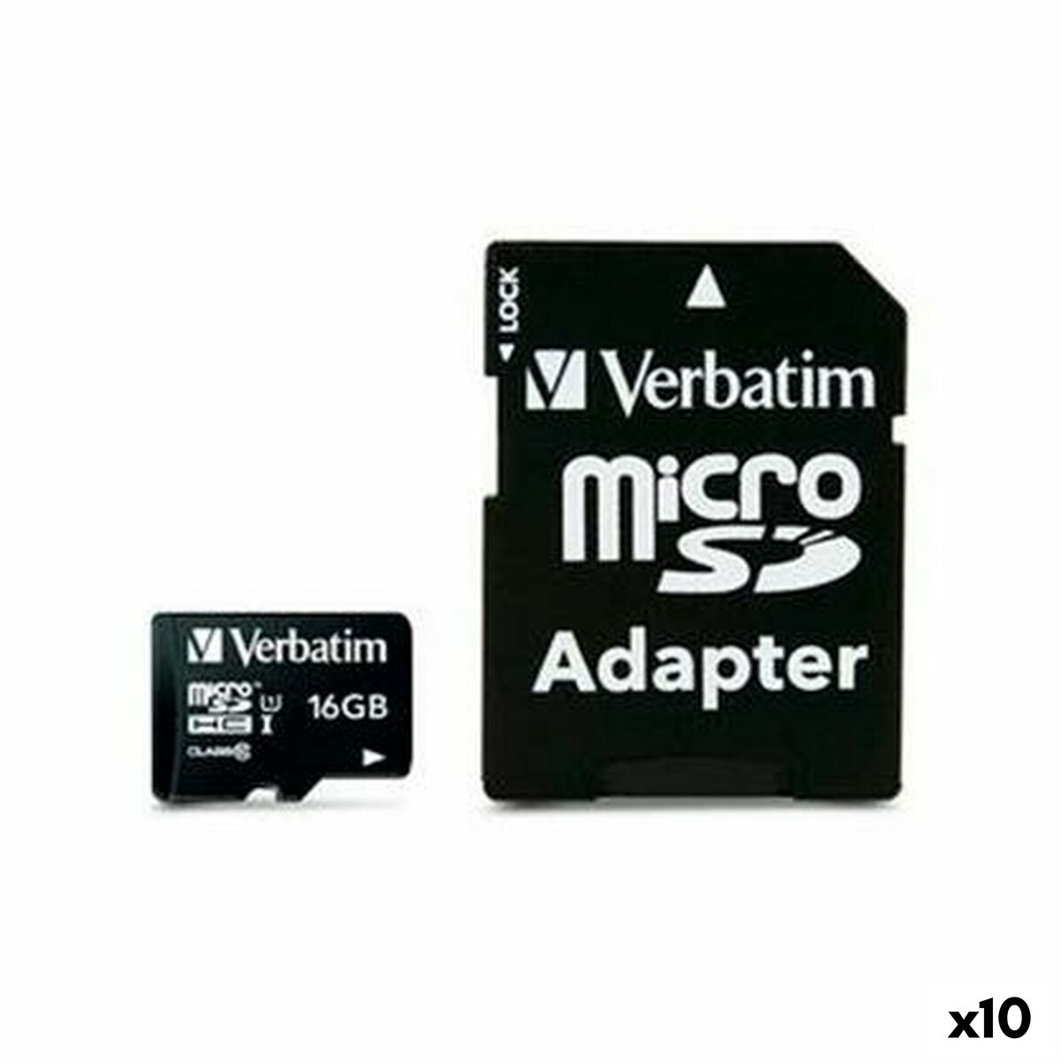 SDHC Memory Card Verbatim 16 GB (10 Units) SDHC Memory Card Verbatim 16 GB (10 Units)