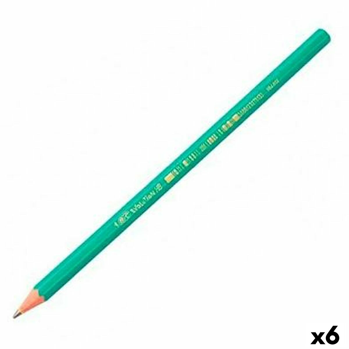 Pencil Bic Hexagonal HB 12 Pieces (6 Units) Pencil Bic Hexagonal HB 12 Pieces (6 Units)