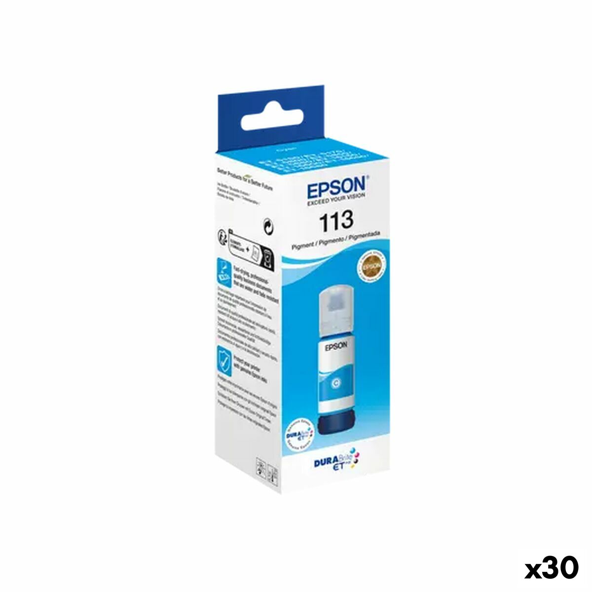 Refill ink Epson ECOTANK ET-5850, ET-5800, ET-16650, ET-16600, ET-5880, ET-5170 – N 113 Cyan Refill ink Epson ECOTANK ET-5850, ET-5800, ET-16650, ET-16600, ET-5880, ET-5170 – N 113 Cyan