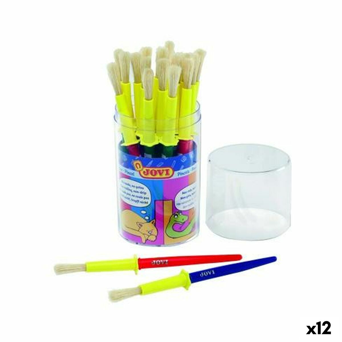 Paintbrushes Jovi Multicolour 20 Pieces (12 Units)