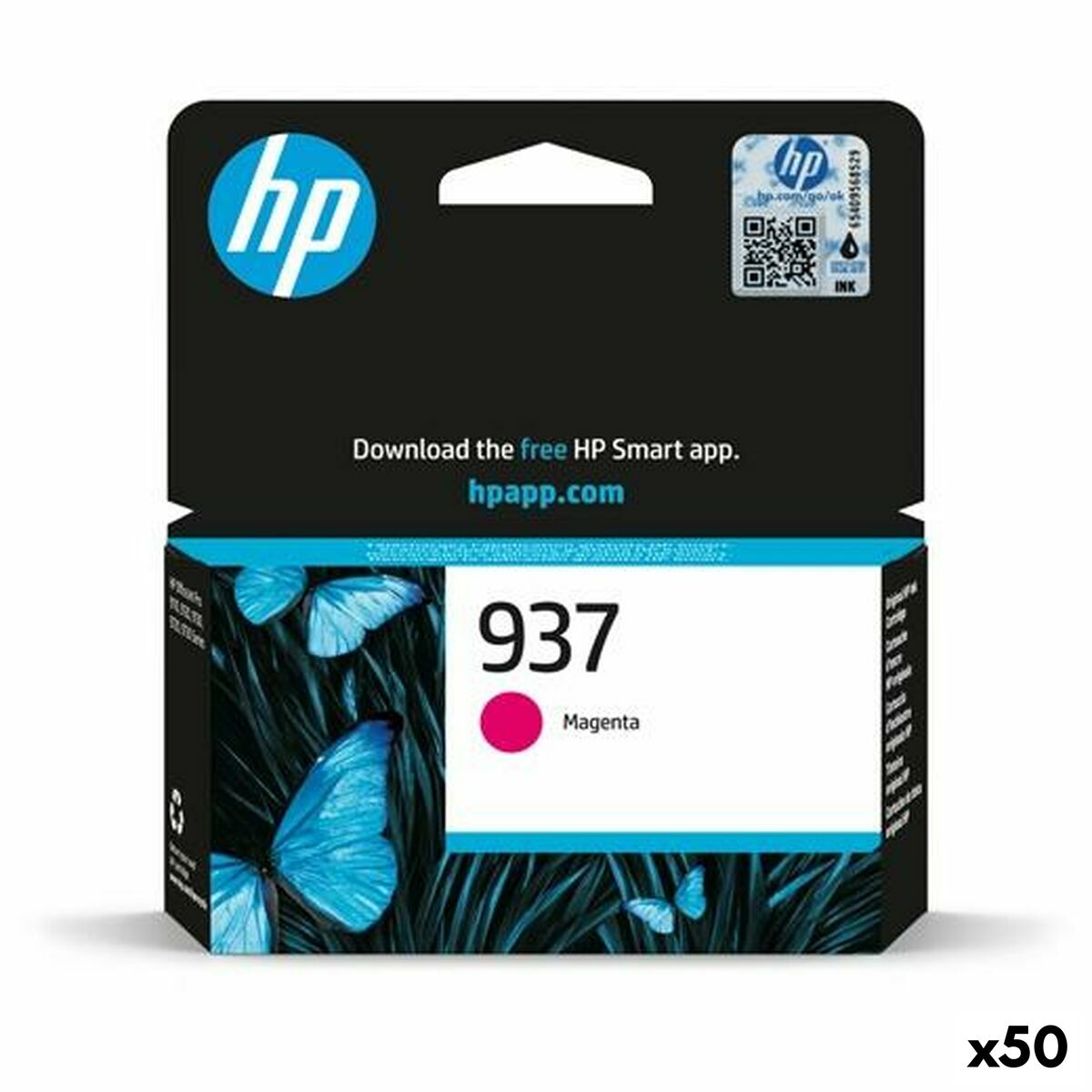 Original Ink Cartridge HP N 937 Magenta (50 Units) Original Ink Cartridge HP N 937 Magenta (50 Units)