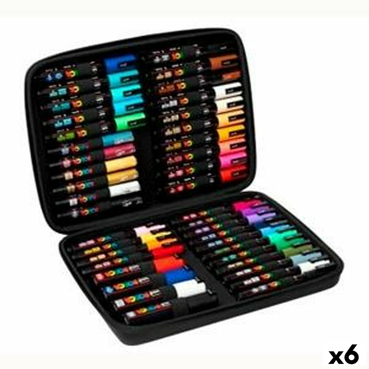 Set of Markers POSCA NEOPRENO Multicolour (6 Units) Set of Markers POSCA NEOPRENO Multicolour (6 Units)