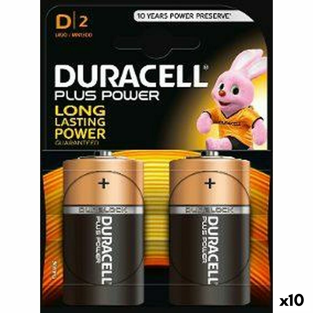 Alkaline Batteries DURACELL 1,5 V LR20 (10 Units)