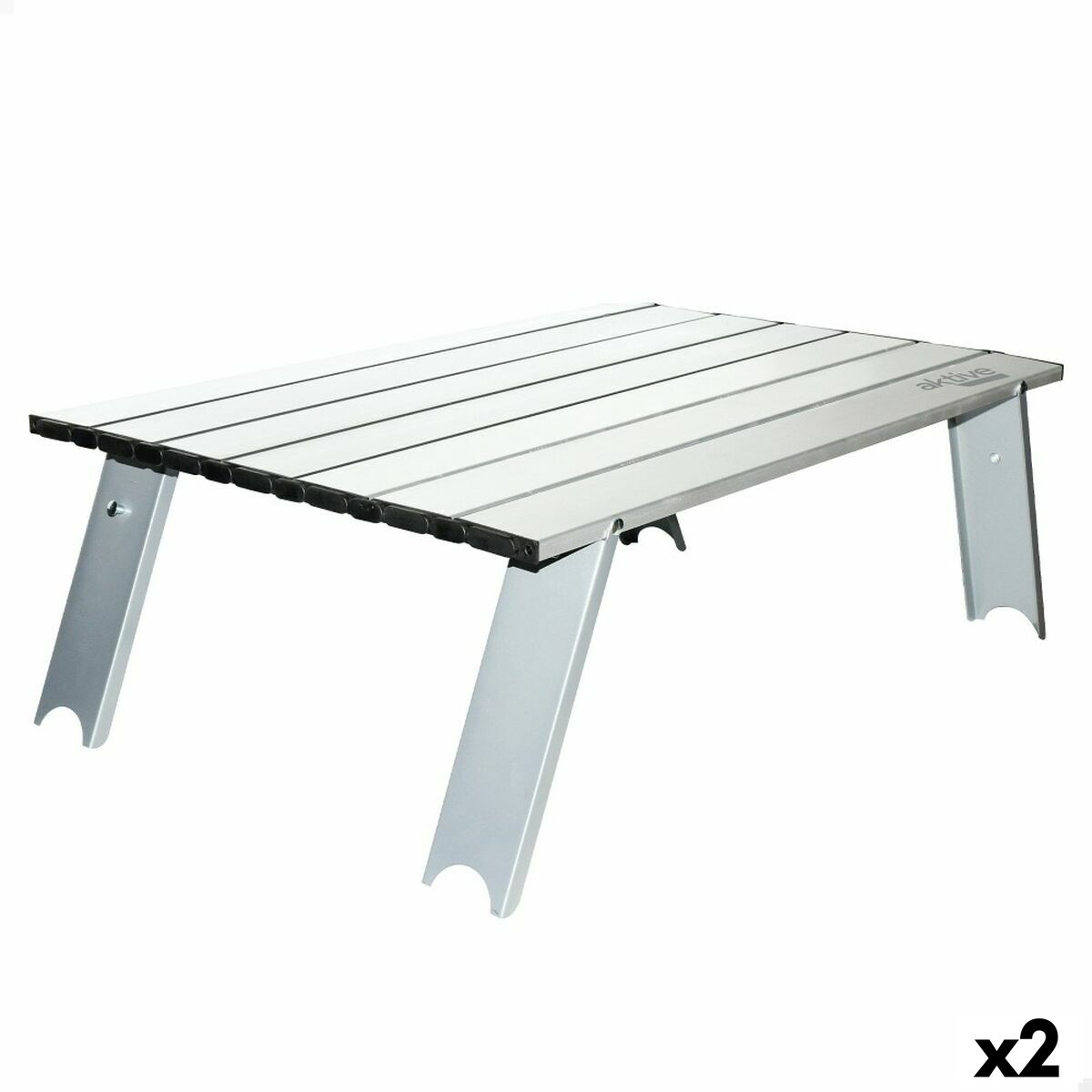 Folding Table Aktive 55 x 20 x 41 cm (2 Units) Folding Table Aktive 55 x 20 x 41 cm (2 Units)
