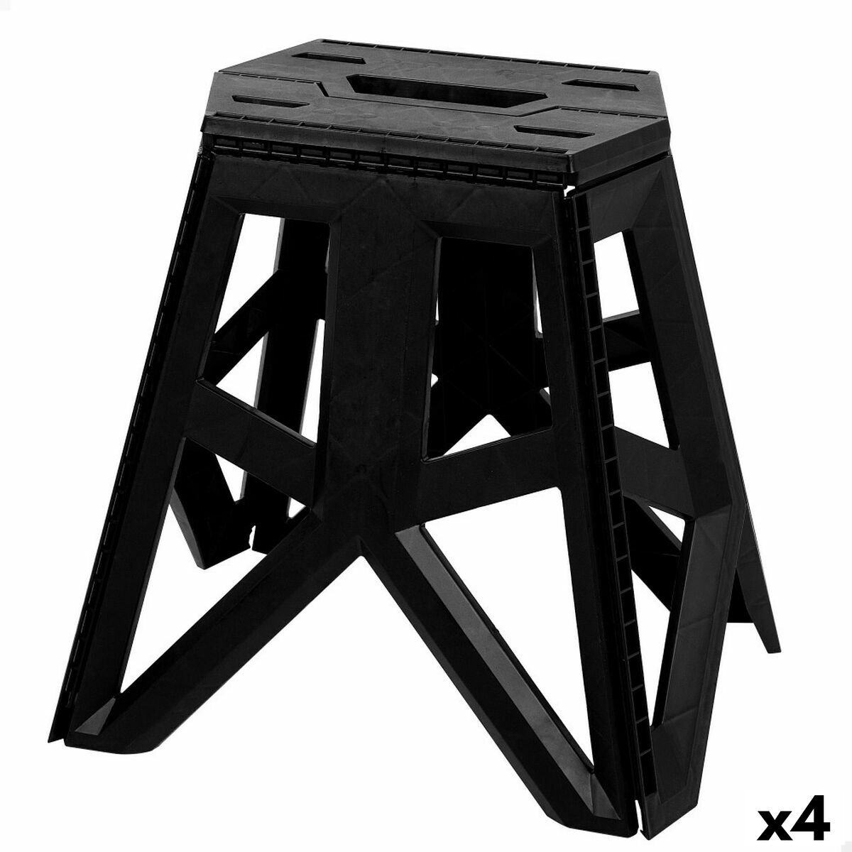 Folding Stool Aktive 41 x 39 x 33 cm (4 Units) Folding Stool Aktive 41 x 39 x 33 cm (4 Units)