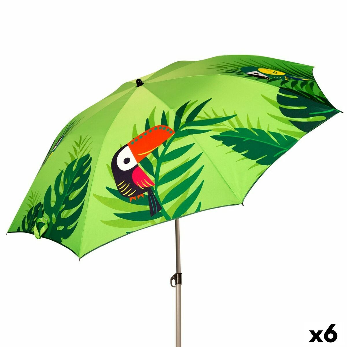 Umbrella Aktive 200 x 210 x 200 cm 200 x 215 x 200 cm (6 Units) Umbrella Aktive 200 x 210 x 200 cm 200 x 215 x 200 cm (6 Units)