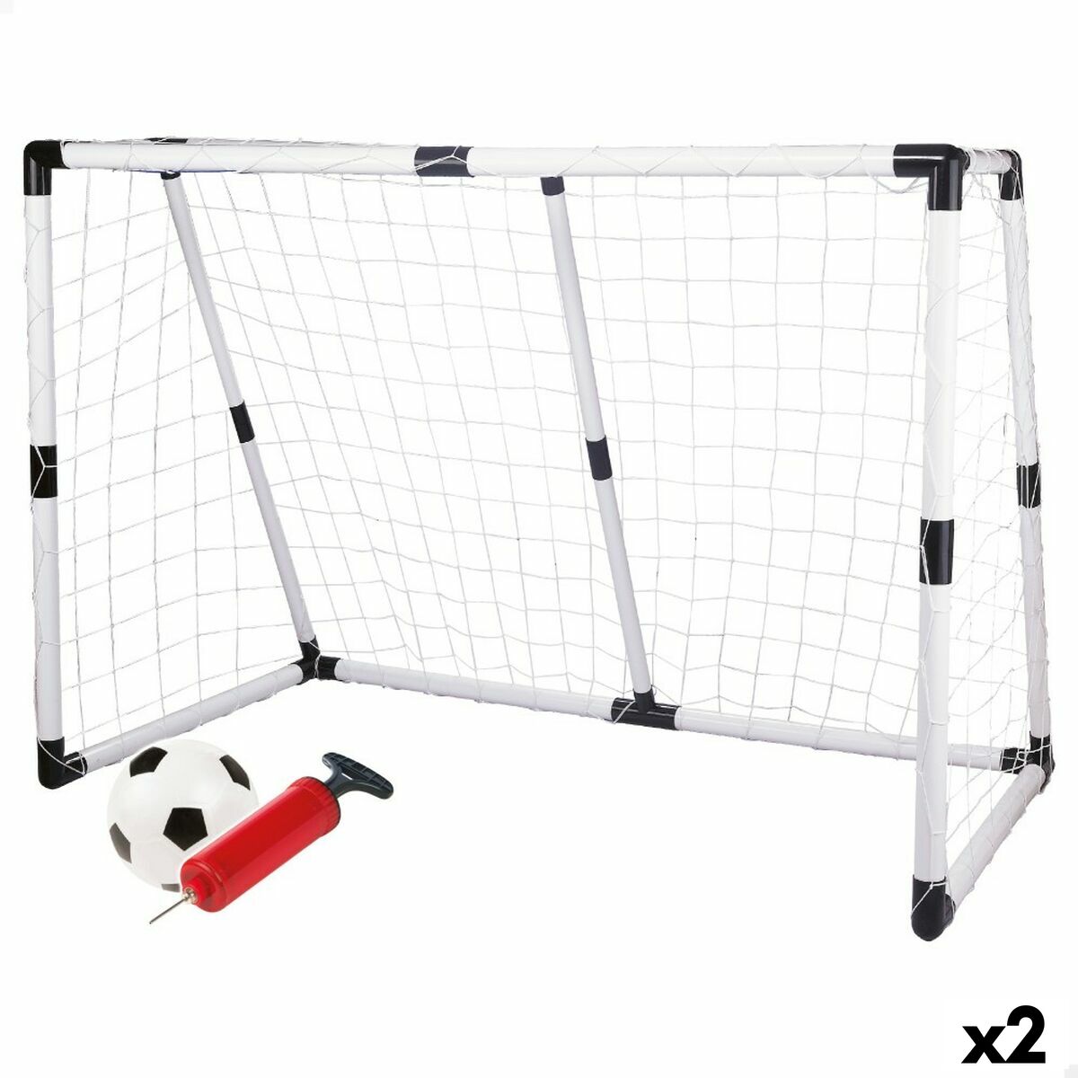 Football Goal Colorbaby 190 x 132 x 90 cm (2 Units) Football Goal Colorbaby 190 x 132 x 90 cm (2 Units)