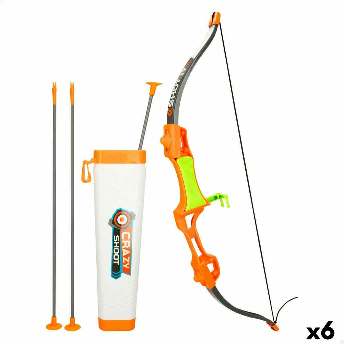 Archery Set with Target Colorbaby 3,5 x 67 x 15 cm (6 Units) Archery Set with Target Colorbaby 3,5 x 67 x 15 cm (6 Units)