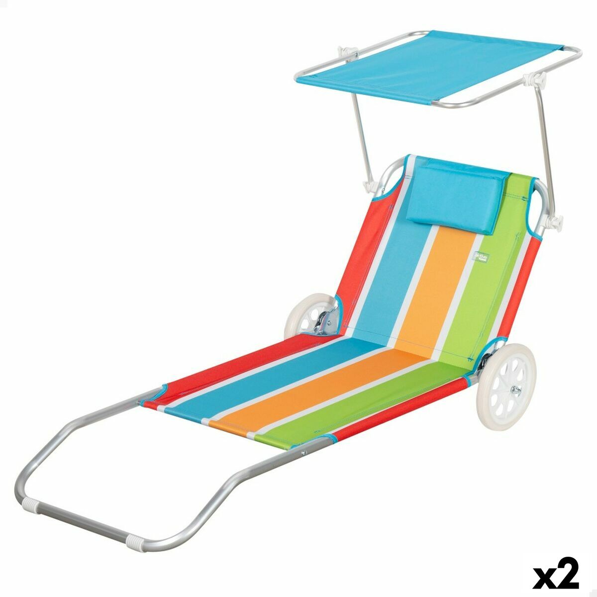 Beach sunbed Aktive (2 Units) Beach sunbed Aktive (2 Units)