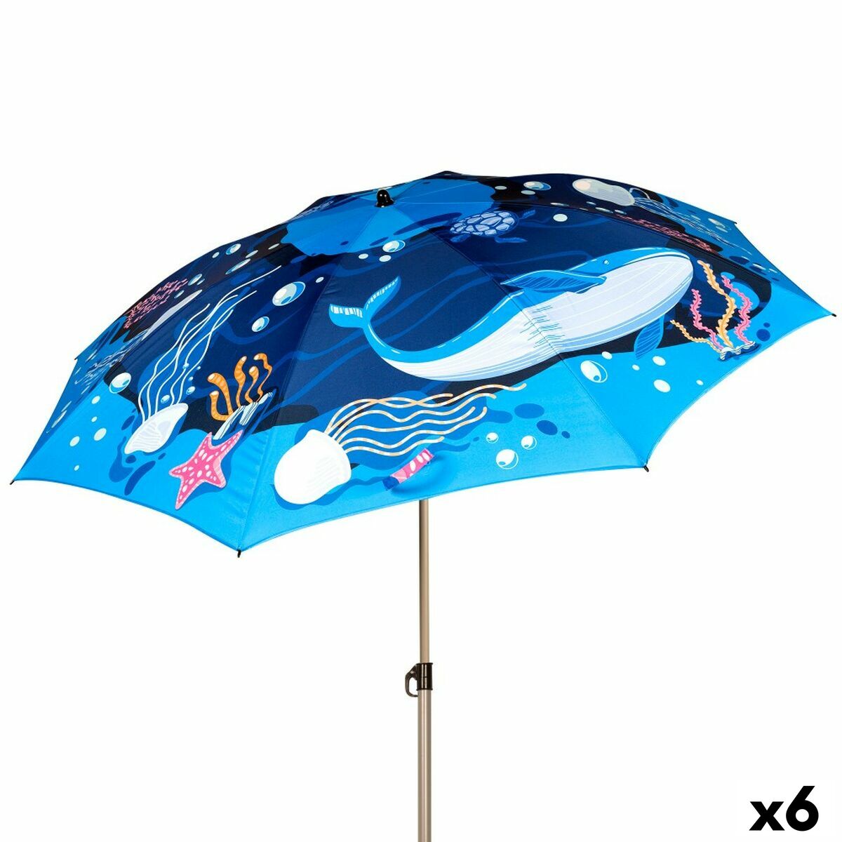 Umbrella Aktive 200 x 215 x 200 cm (6 Units) Umbrella Aktive 200 x 215 x 200 cm (6 Units)