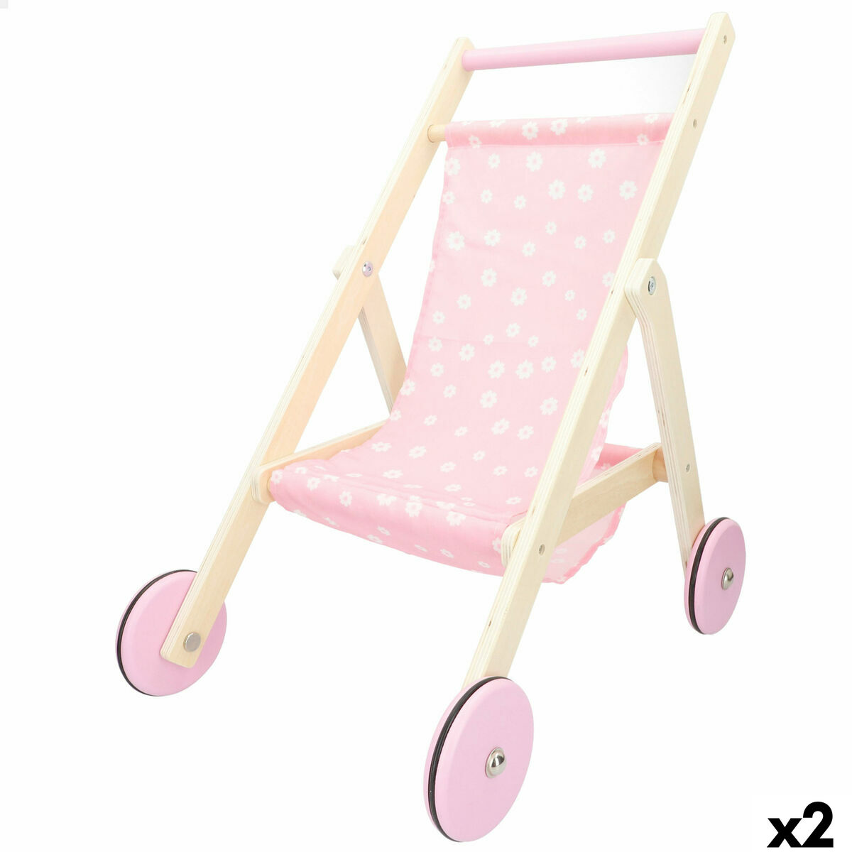 Doll Stroller 33 x 44 x 51 cm (2 Units) Doll Stroller 33 x 44 x 51 cm (2 Units)