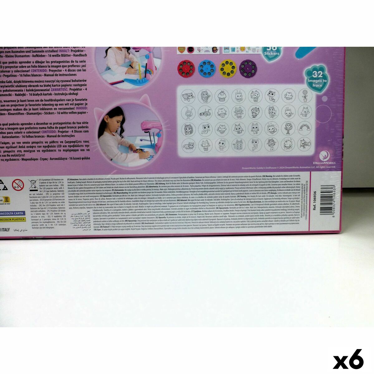 Drawing Set Gabby’s Dollhouse (6 Units)