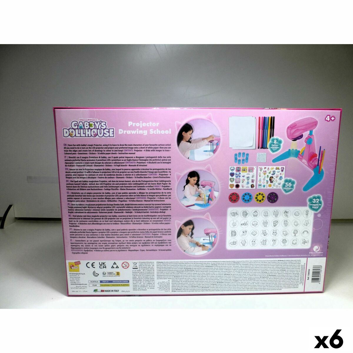 Drawing Set Gabby’s Dollhouse (6 Units)