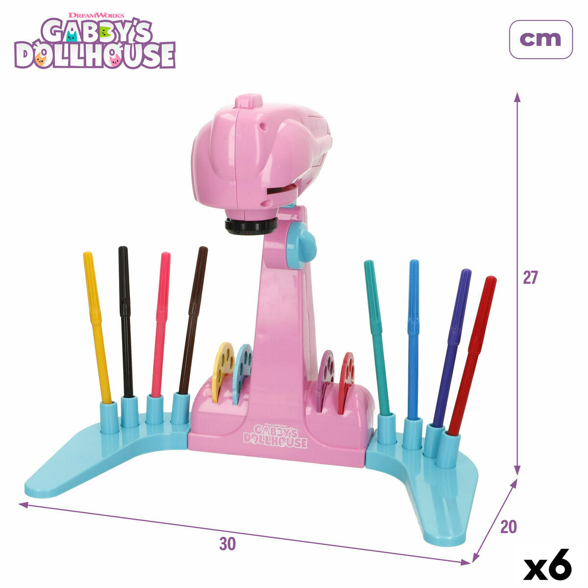 Drawing Set Gabby’s Dollhouse (6 Units)