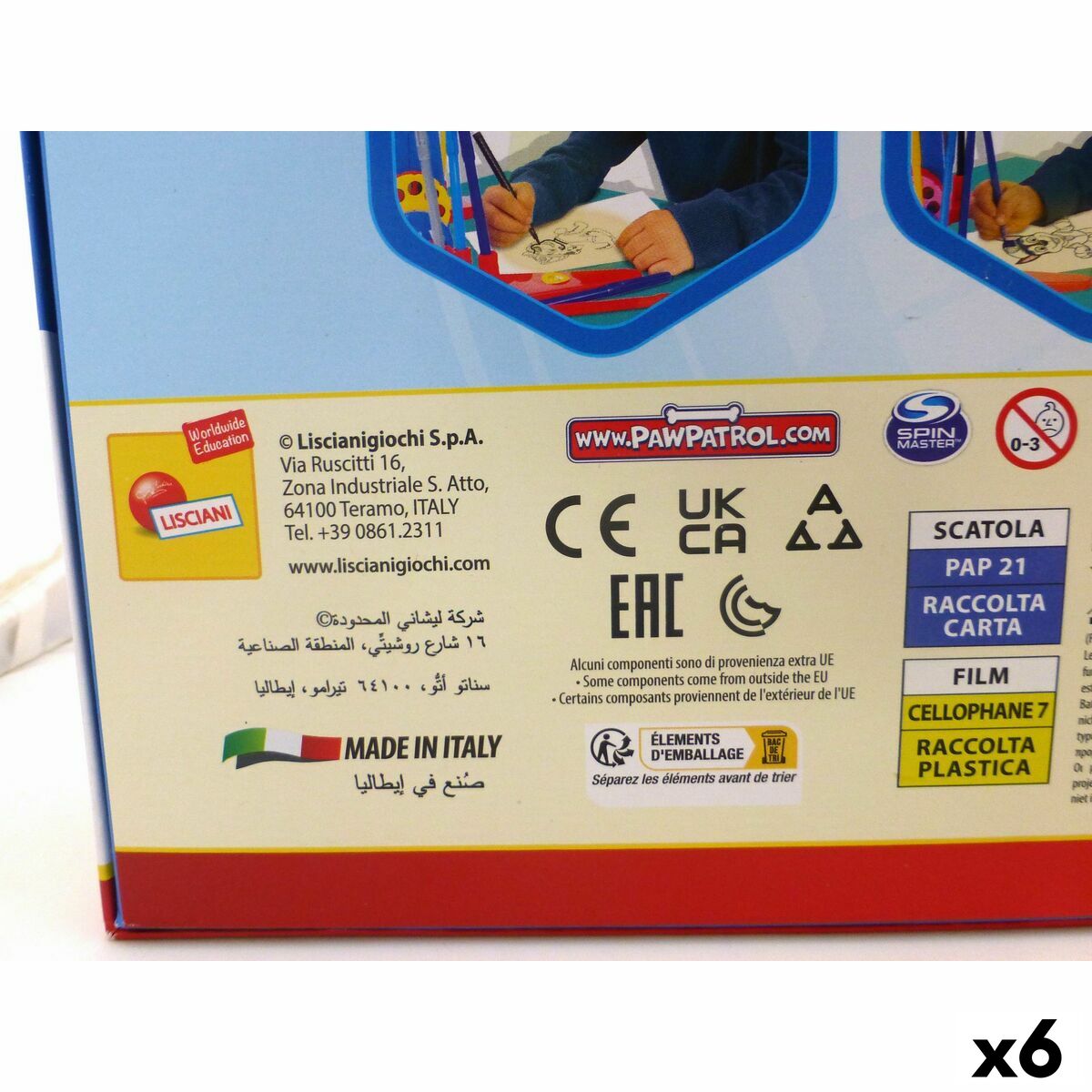 Drawing Set The Paw Patrol (6 Units)