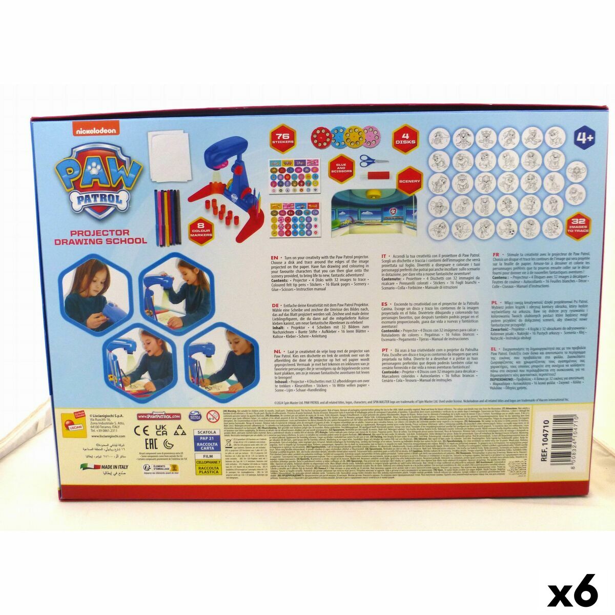 Drawing Set The Paw Patrol (6 Units)
