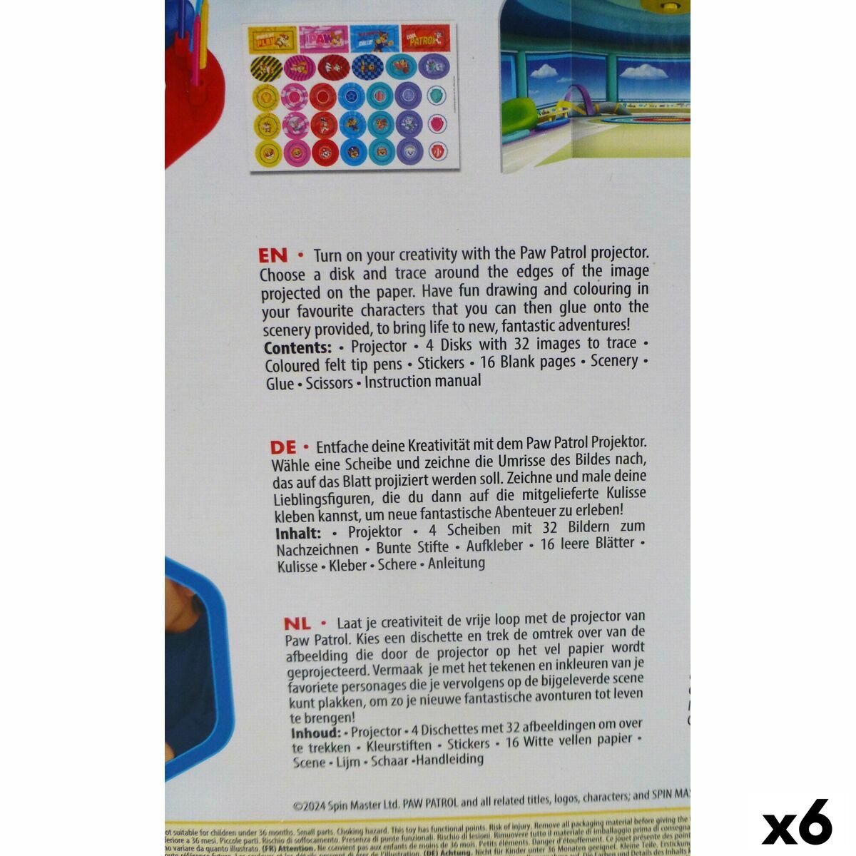 Drawing Set The Paw Patrol (6 Units)