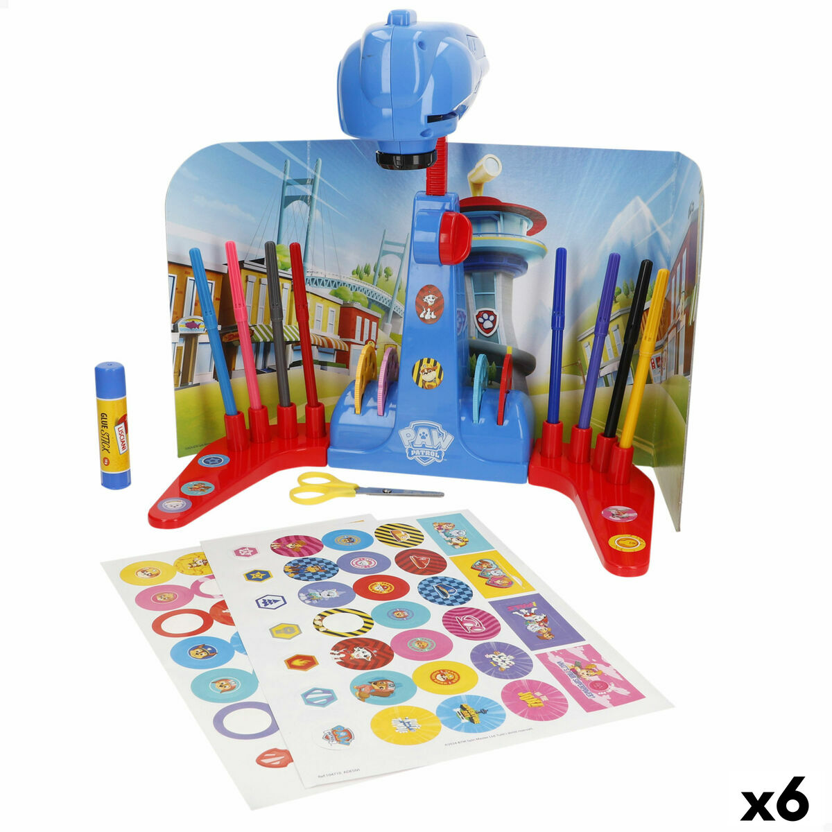 Drawing Set The Paw Patrol (6 Units)
