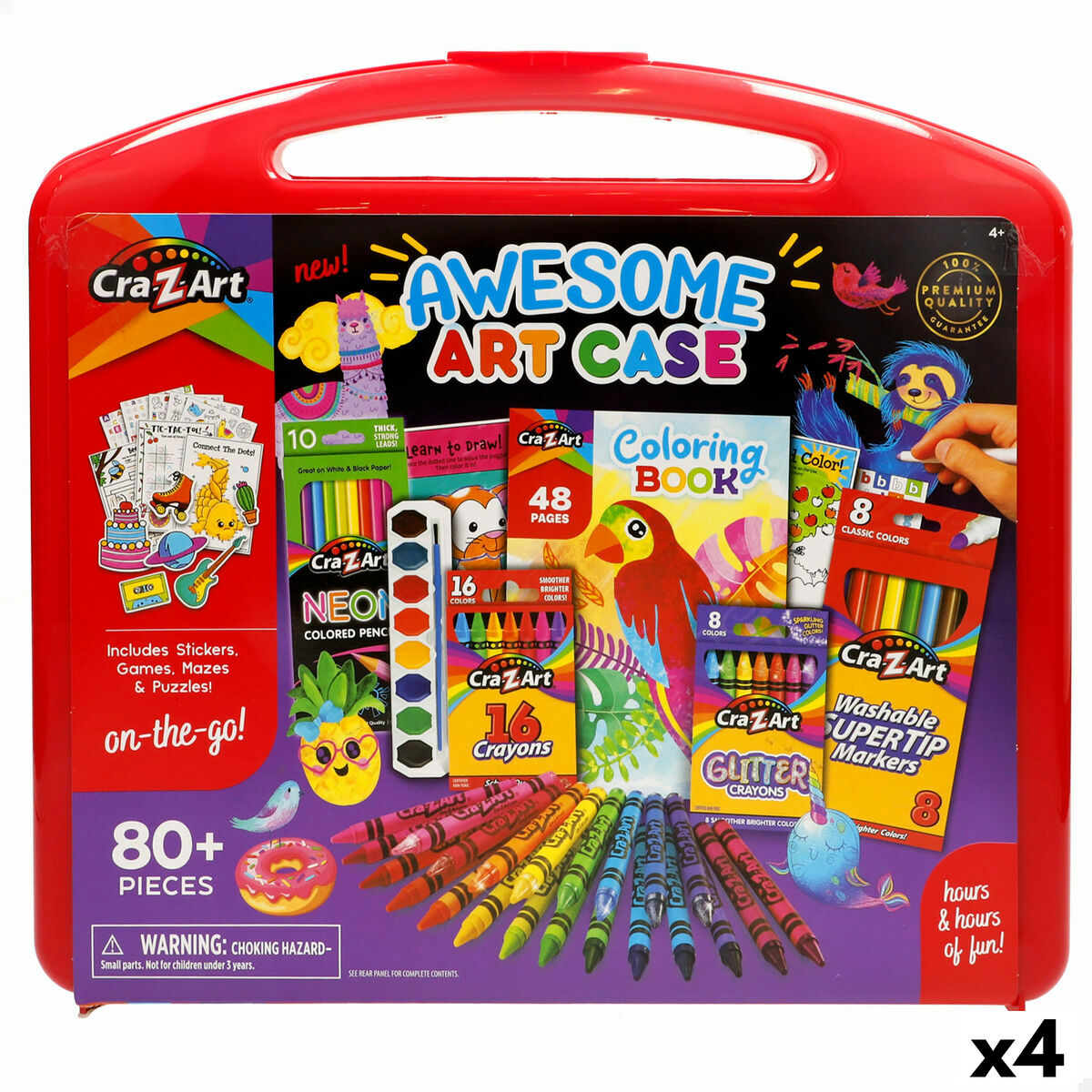 Drawing Set Cra-Z-Art (4 Units)